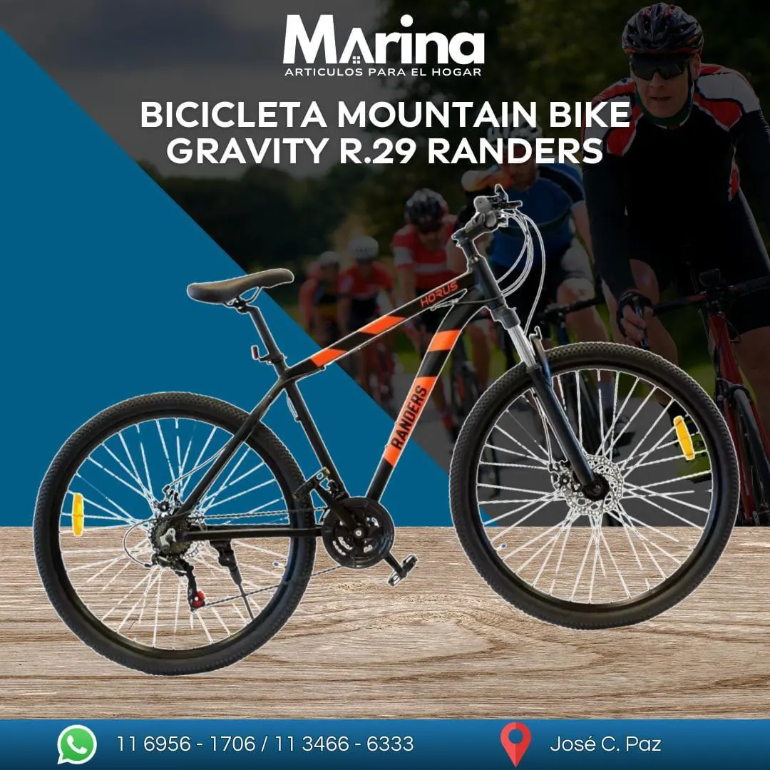 Bicicleta Mountain Bike Gravity R29 Randers